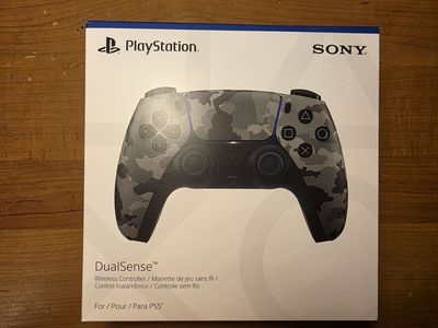 Sony PlayStation DualSense Wireless Controller for PS5 - Gray Camouflage (New)