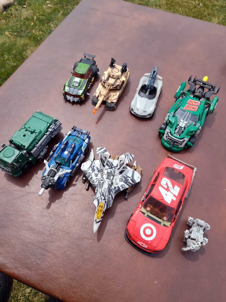 Live action Transformer movie figures.