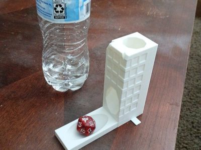 3D Printed Dice Tower - Building Design