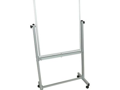 Luxor Double Sided Magnetic Dry-Erase Whiteboard, Aluminum Frame, 30" x 40" (MB3040WW)