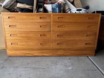 Mid-Century Danish Paul Hundevad Lowboy Dresser
