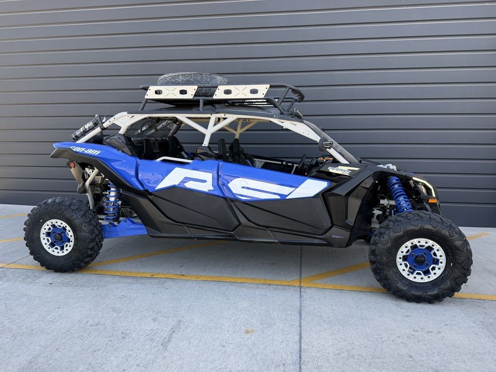2022 Can-Am® Maverick X3 MAX X rs Turbo RR Intense Blue / Carbon Black / Chalk Grey