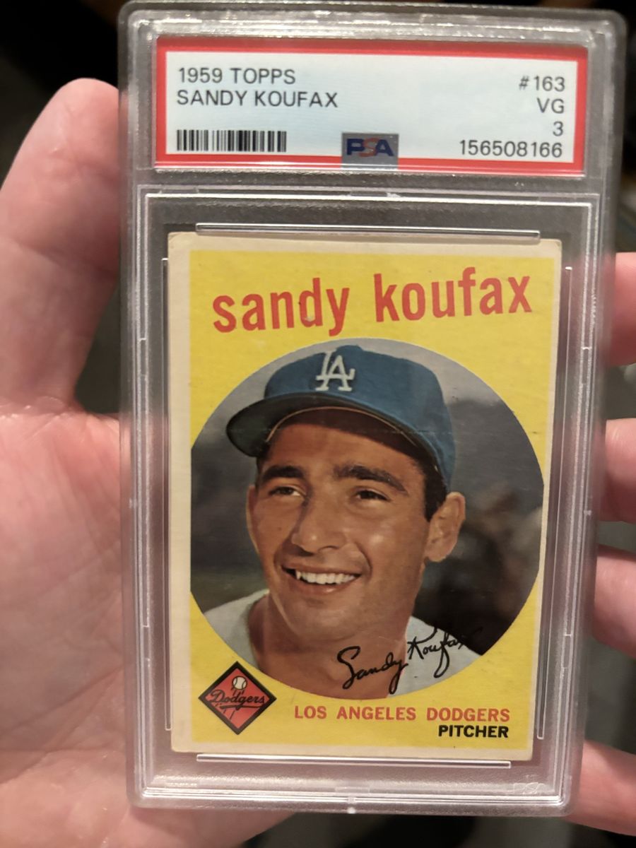1959 Sandy Koufax card