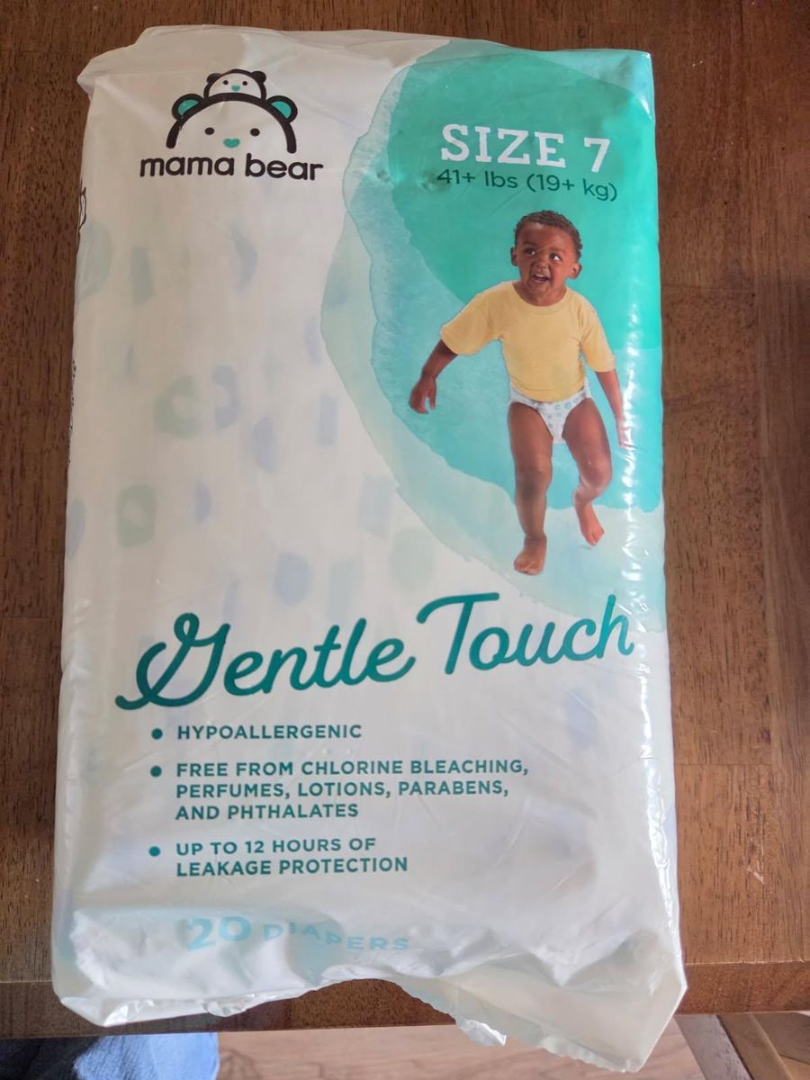 Mama Bear Gentle Touch Size 7 Diapers - 20 Count