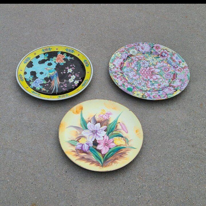 Asian Antiques 3 Plates