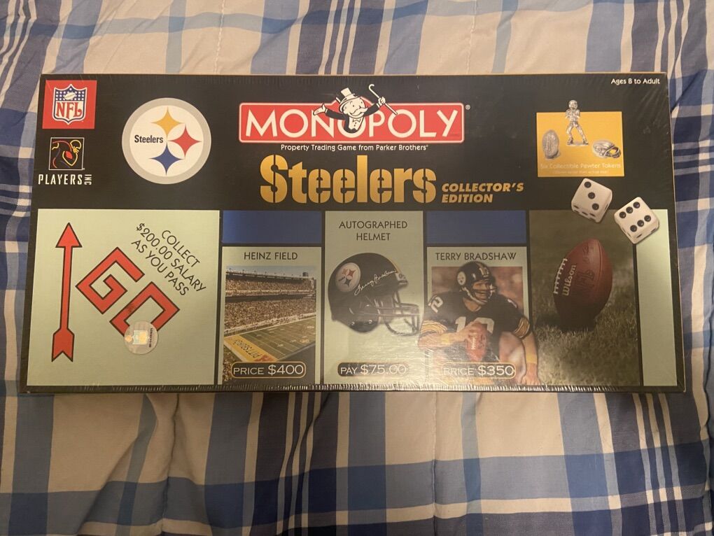 Steelers Collectors Edition Monopoly RARE