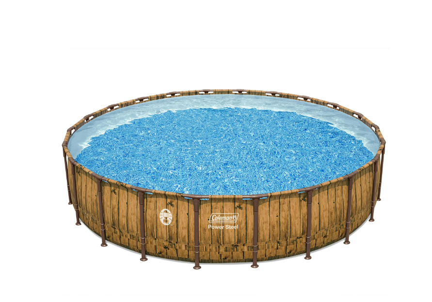 Coleman Power Steel 22ft x 52in Round Pool Set