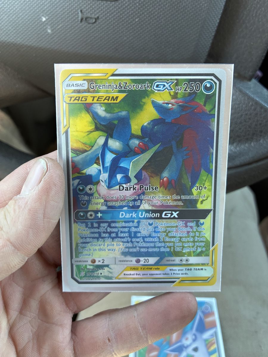 Tag Team Greninja and Zoroark Pack Fresh