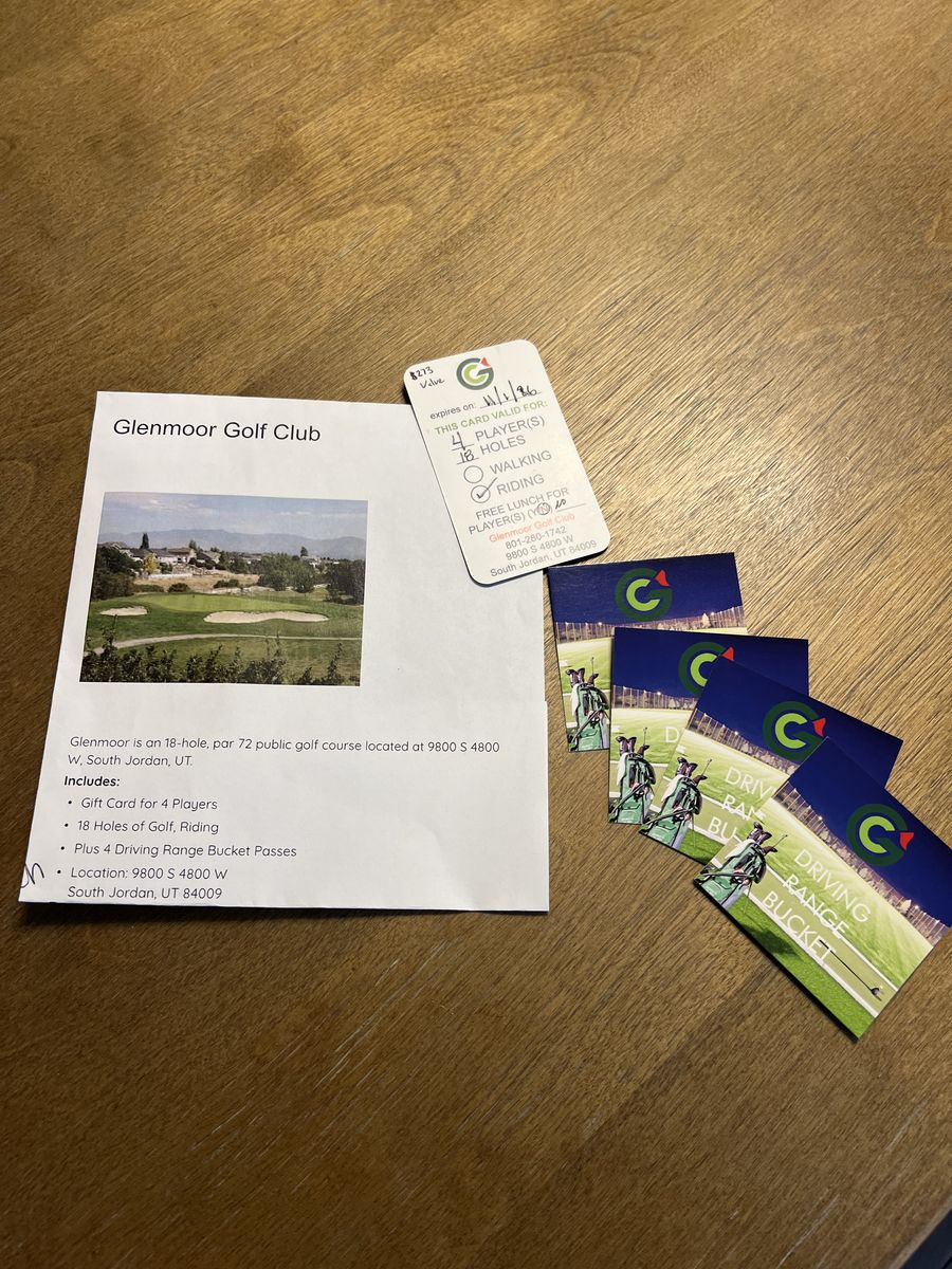 Glenmoor Golf Pass
