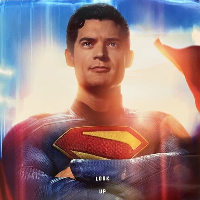 DC Studios Superman "Look Up" Movie Poster - James Gunn Film