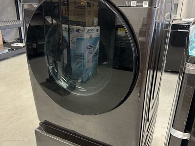 SAMSUNG GAS DRYER MODEL DVG468G6500VA2 WITH PEDESTAL