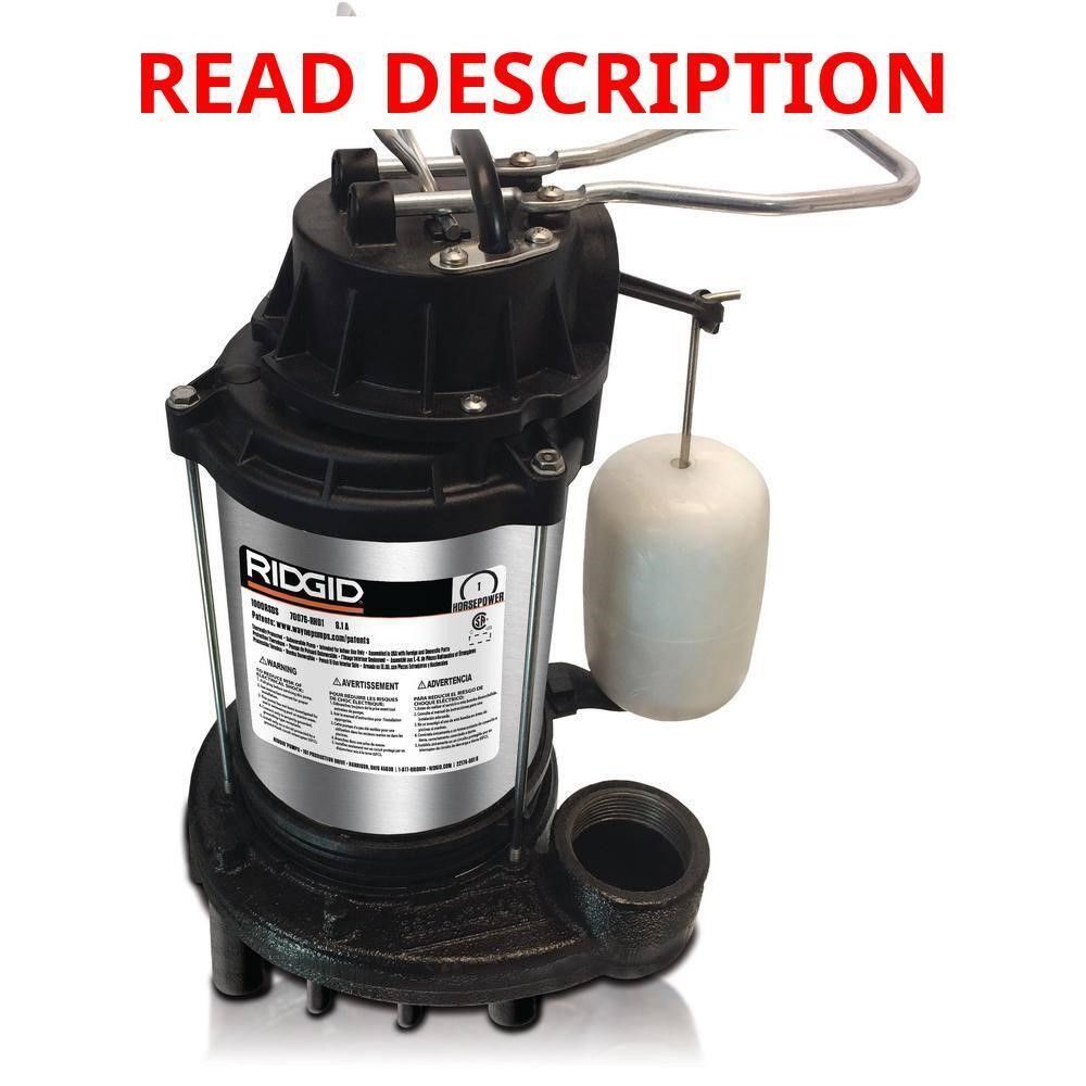1 HP Stainless Steel Dual Suction Sump Pump