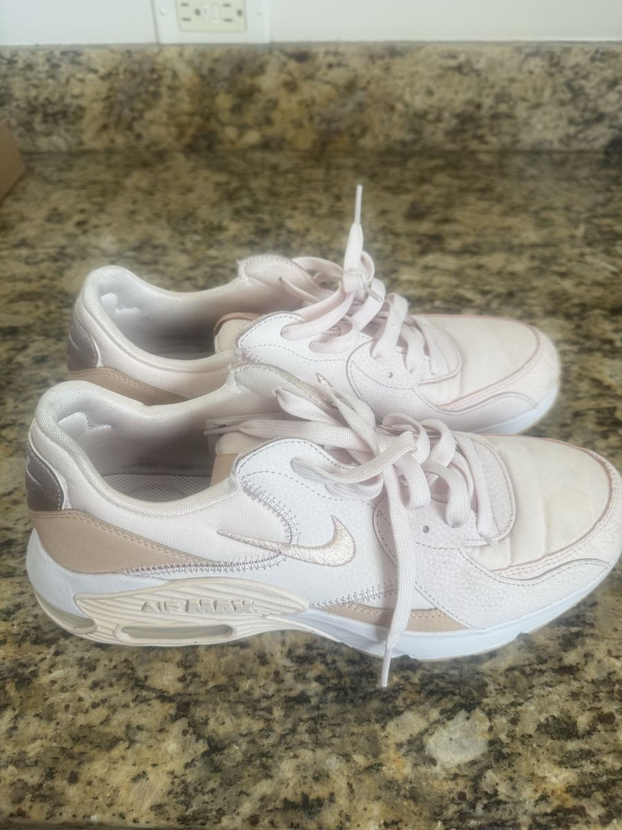 Nike Air Max Pink and Tan Women's Sneakers Size 10