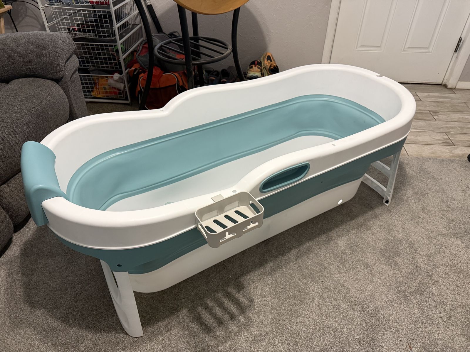 Mjkone Folding Collapsible Bathtub