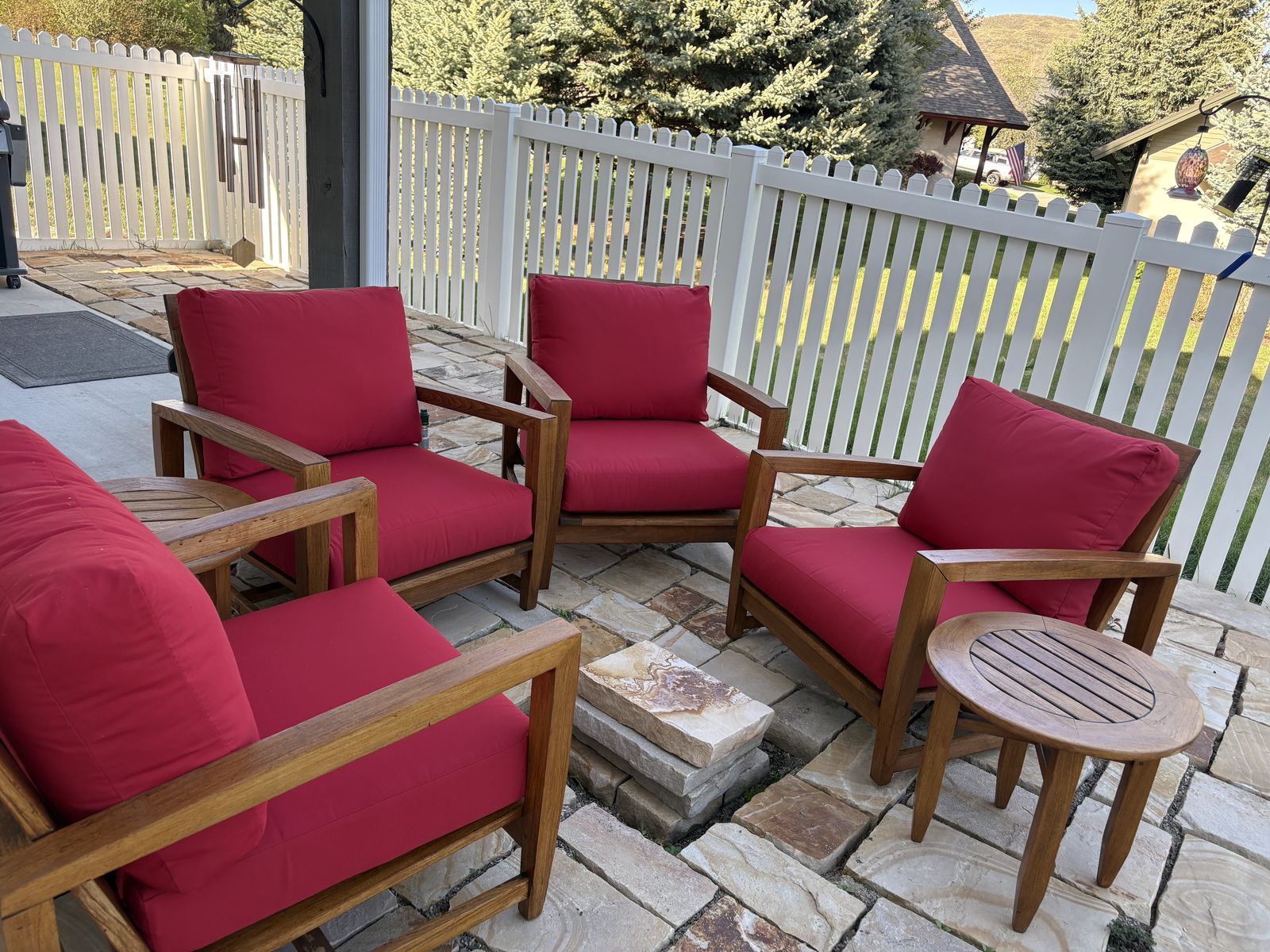 Teak Kingswood patio chairs