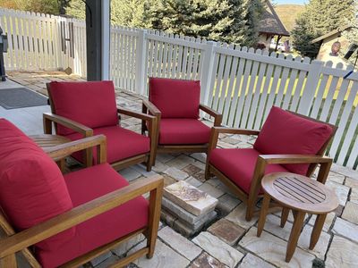 Teak Kingswood patio chairs