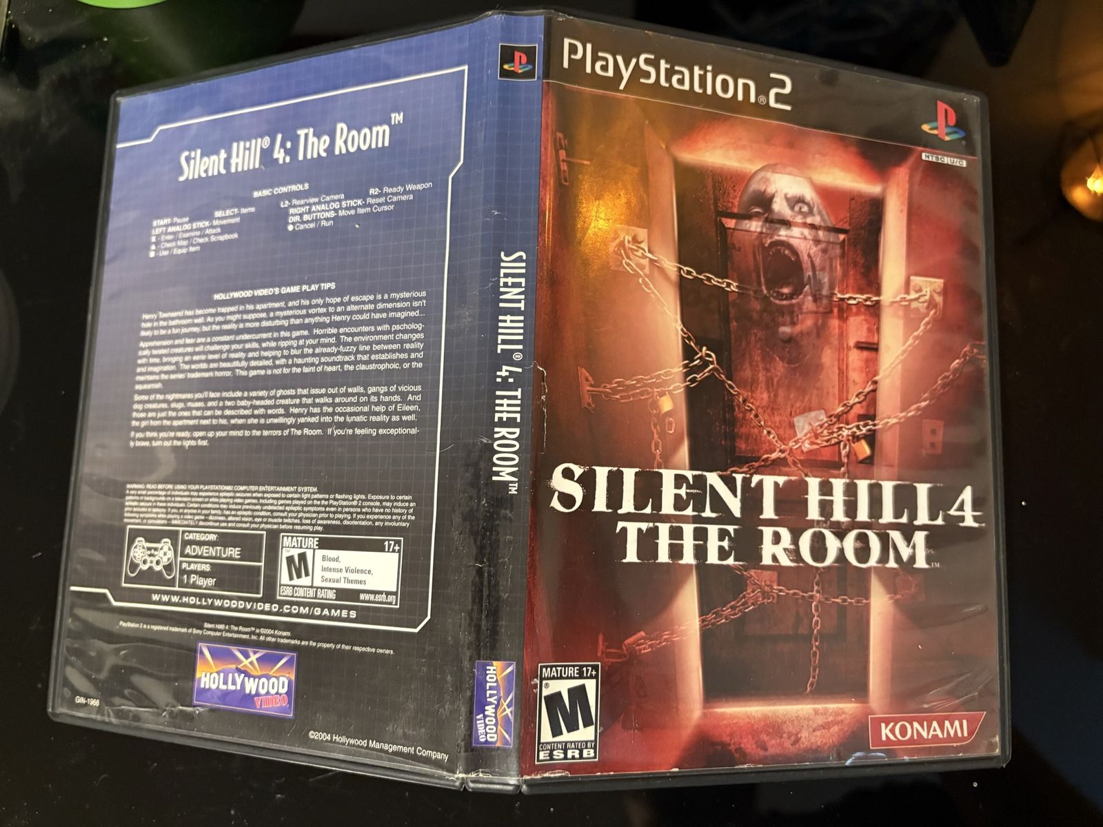 Silent Hill 4 The Room for PS2 - Rental Case & Disc
