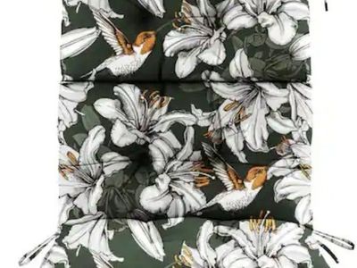 Outdoor High Back Chair Cushions 45"x21"x4", Patio Furniture Cushions with Multiple for Garden Rocking Chair,Floral
