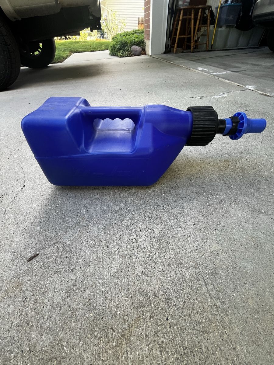 Tuff Jug 2.5 Gallon Utility Fuel Container in Blue with No-Spill Spout