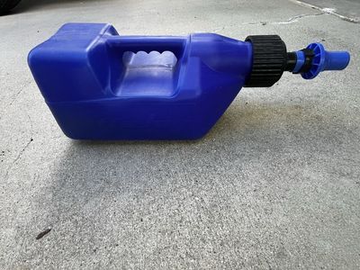 Tuff Jug 2.5 Gallon Utility Fuel Container in Blue with No-Spill Spout