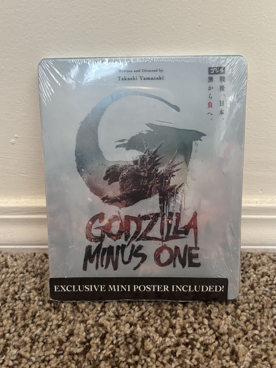 Godzilla Minus One 4k + Bluray Steelbook