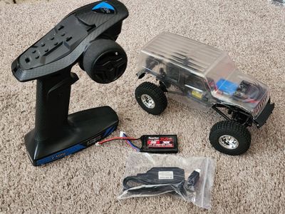Axial scx24 Jeep rock crawler!