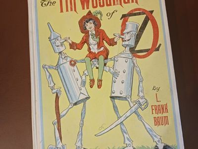 The Tin Woodman of Oz by L. Frank Baum, Illustrated by John R. Neill, Vintage Children's Book