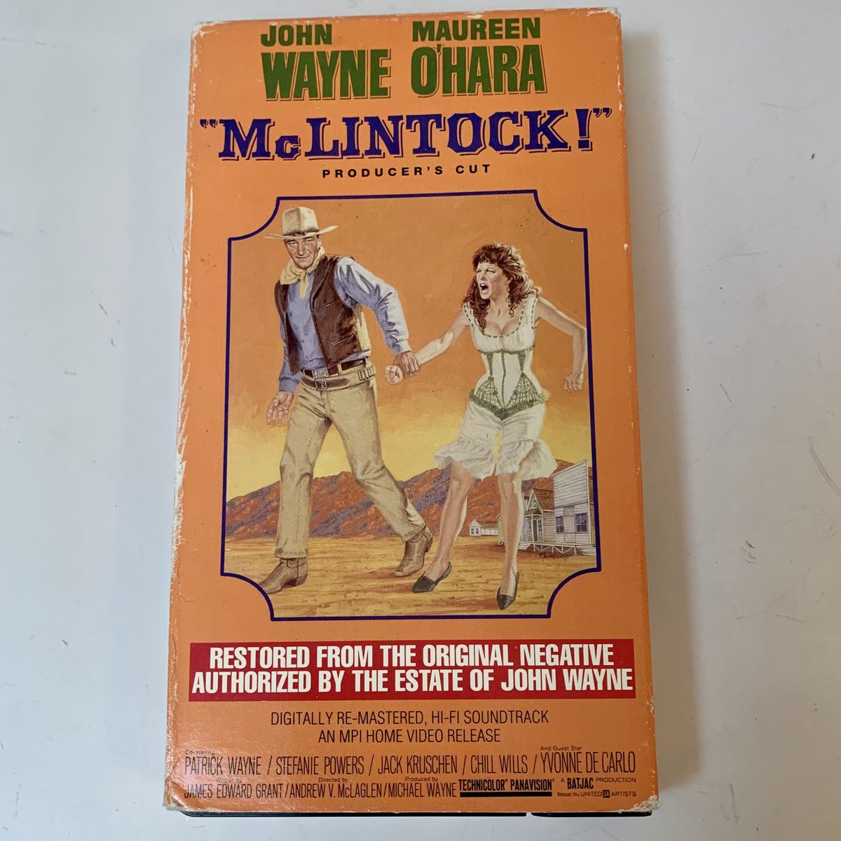 McLintock VHS Producers Cut Digitally Remastered