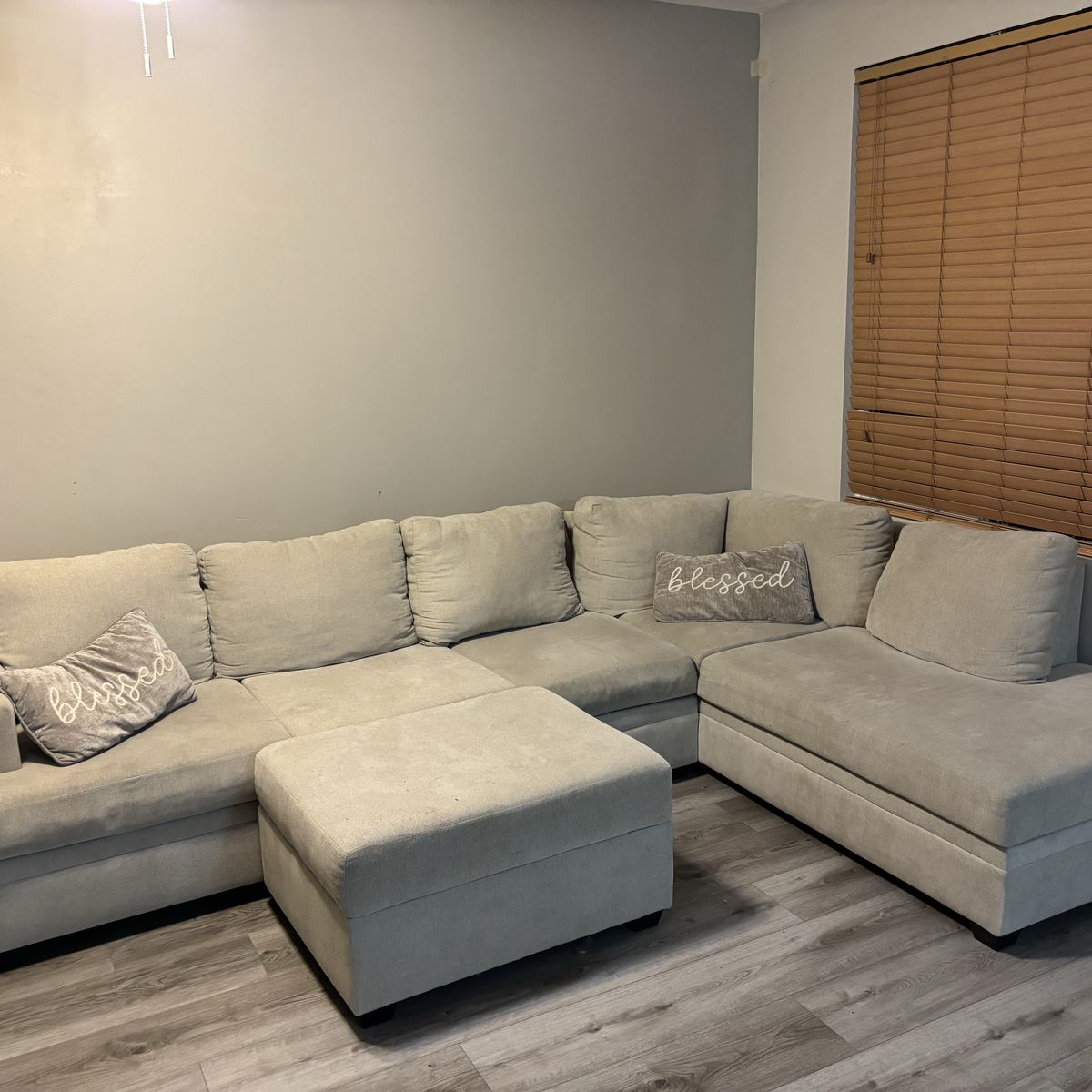 Sectional Couch And Ottoman