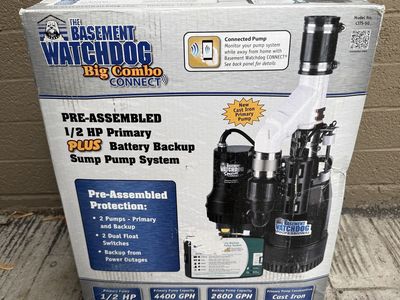 The Basement Watchdog Big Combo Connect Pre-Assembled 1/2 HP Sump Pump