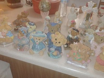 Vintage Bear Figurines Lot - Cherished Teddies, Boyds, & More - Collector's Dream