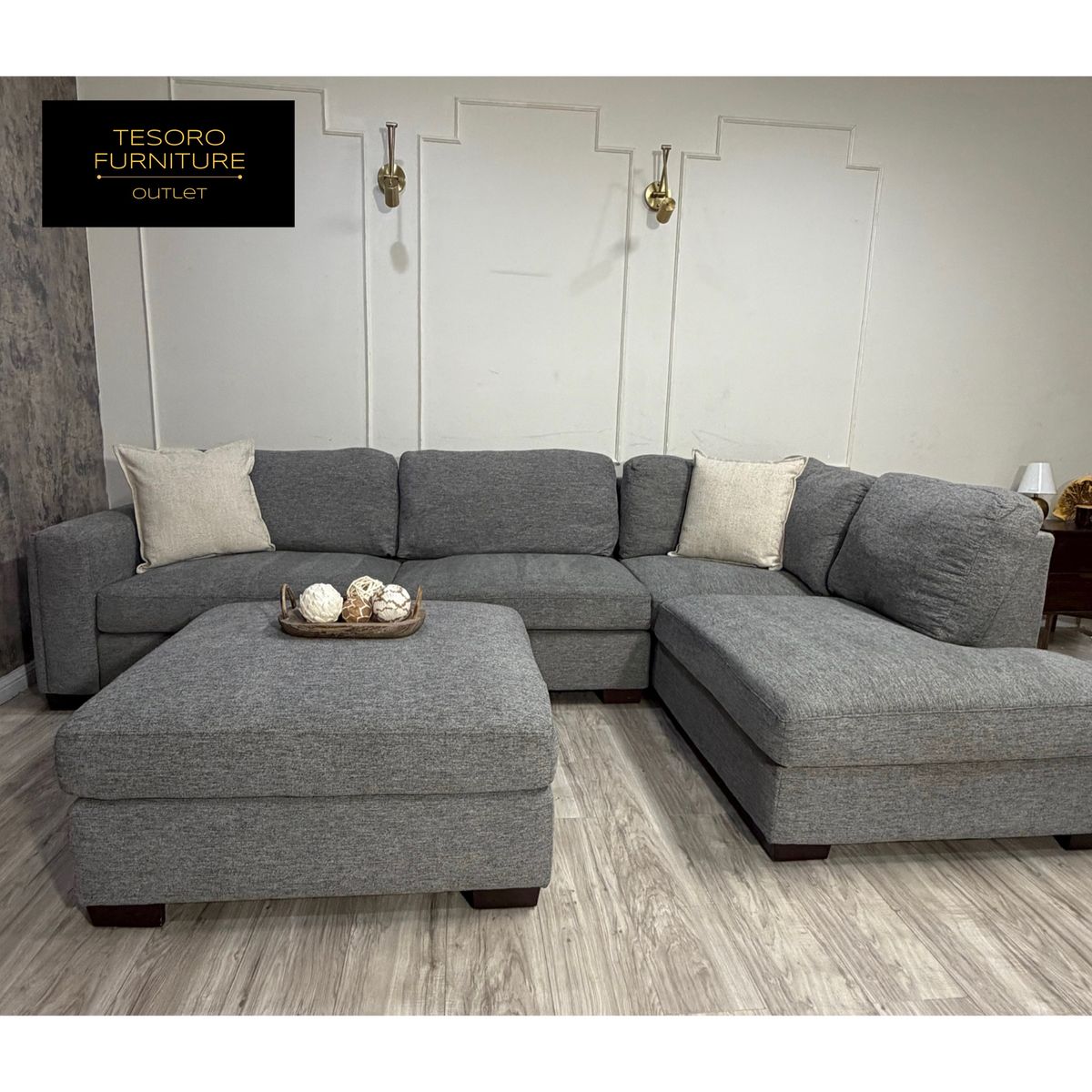 THOMASVILLE MAYCEN SECTIONAL WE OFFER DELIVERY