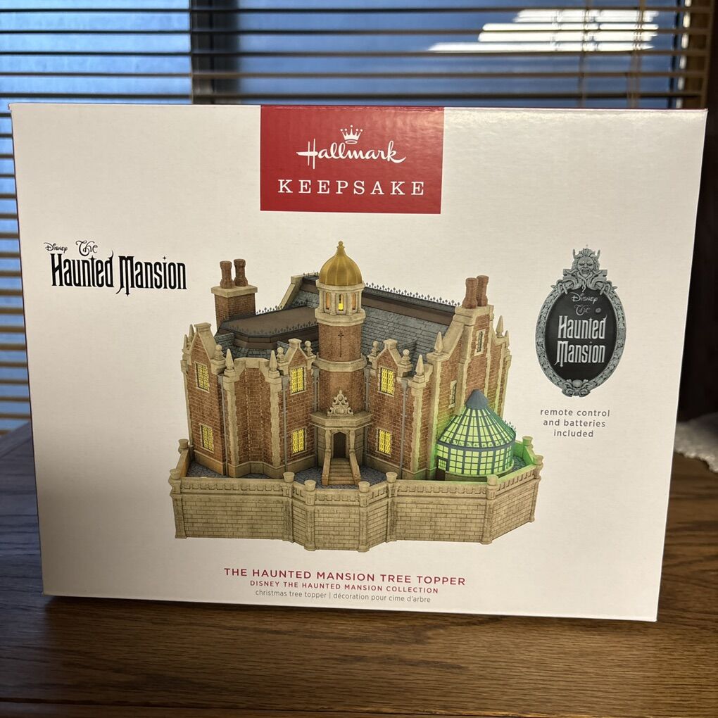 Hallmark Disney Haunted Mansion Tree Topper New