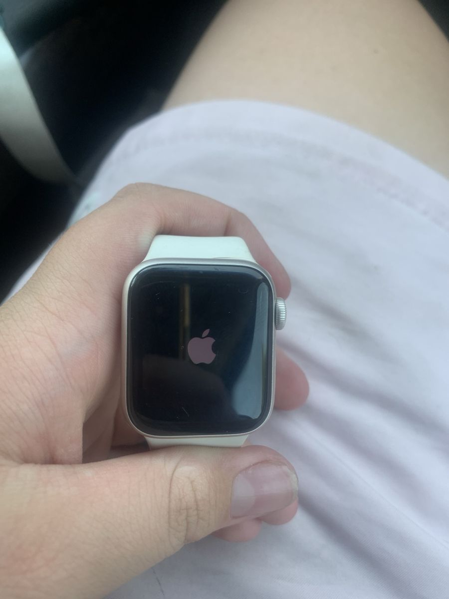 Apple Watch Silver Aluminum Case with Light Band