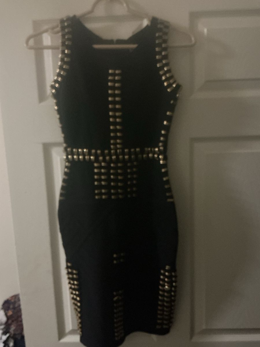 Black cocktail dress