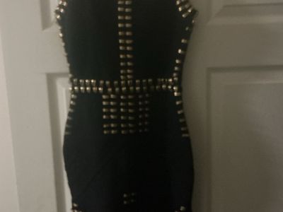 Black cocktail dress