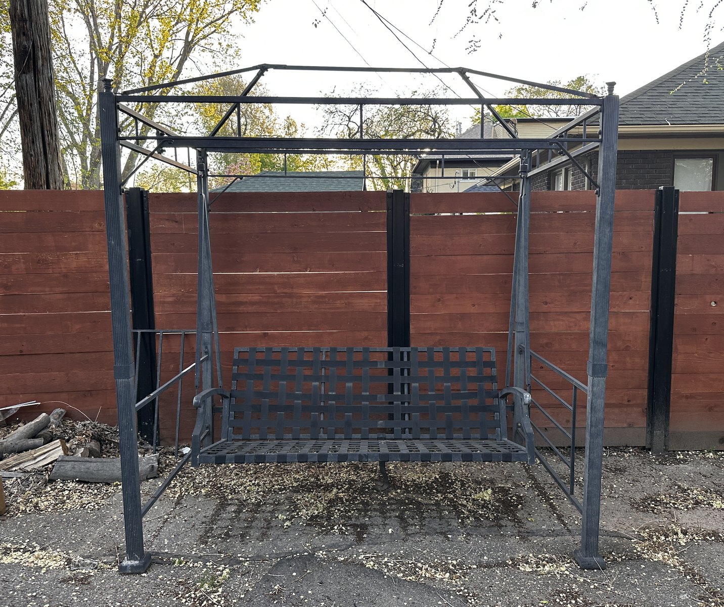 FREE outdoor bench swing