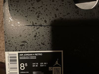 Air Jordan 4 retro Black Cat (2025)