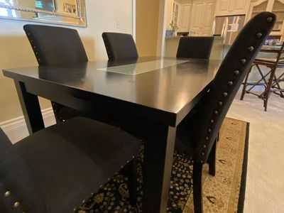 Dining room table and chairs