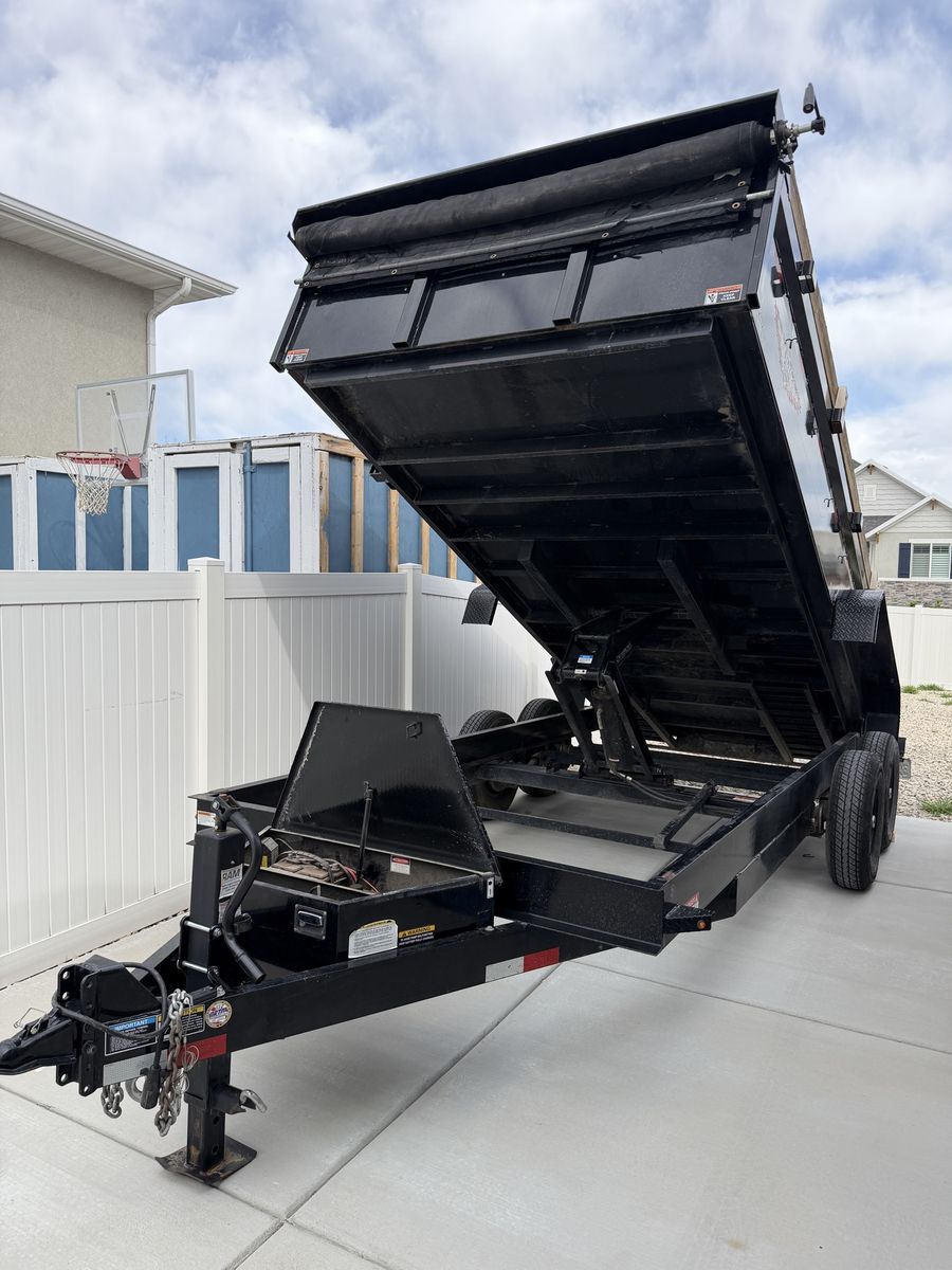 H&H Trailers 7x16 14k dump trailer