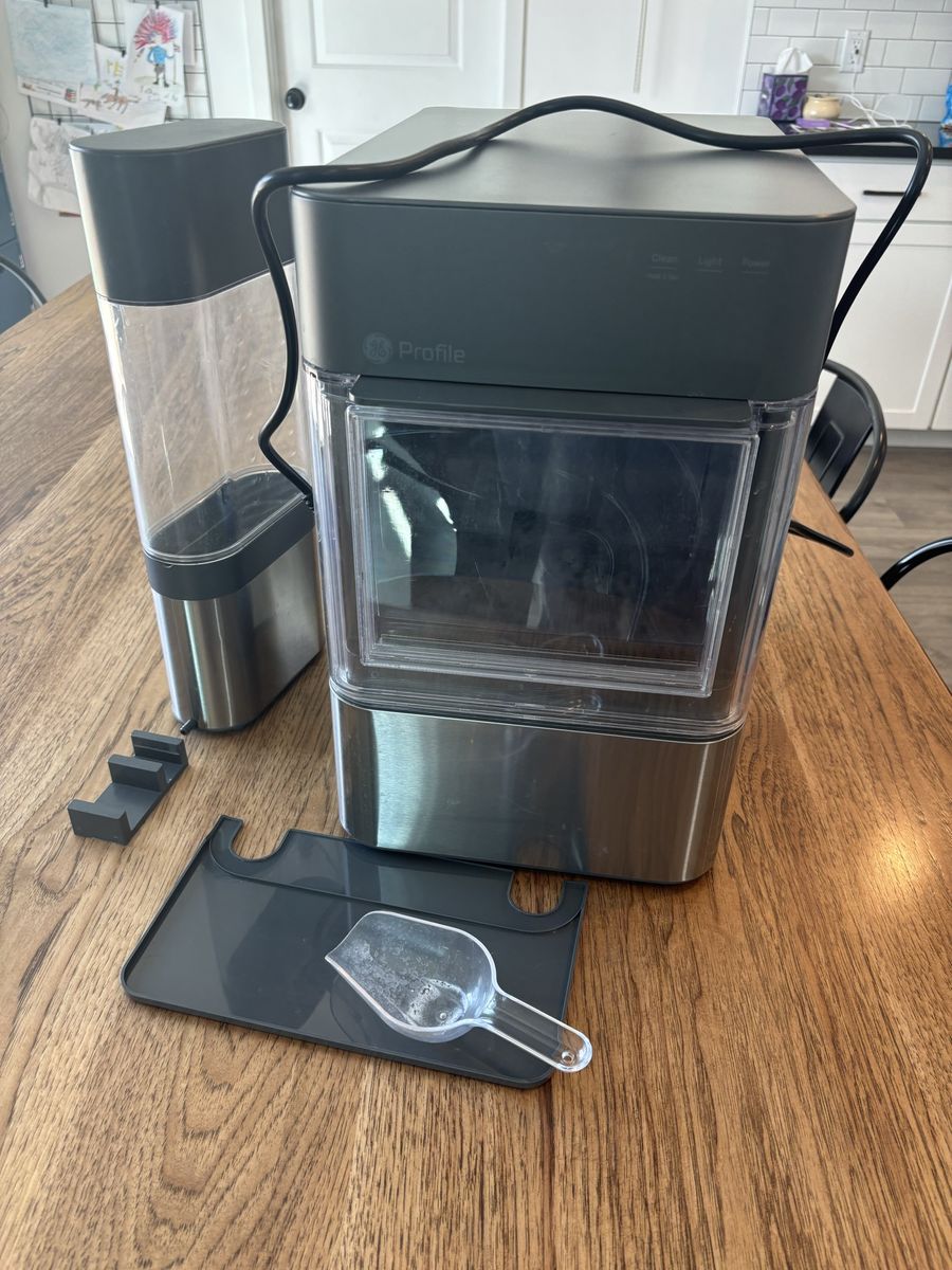GE Profile Opal Nugget Ice Maker with Side Tank and Scoop