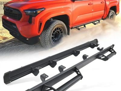 2024 plus Toyota Tacoma Rock Sliders Running Boards Side Steps Off-Road Style