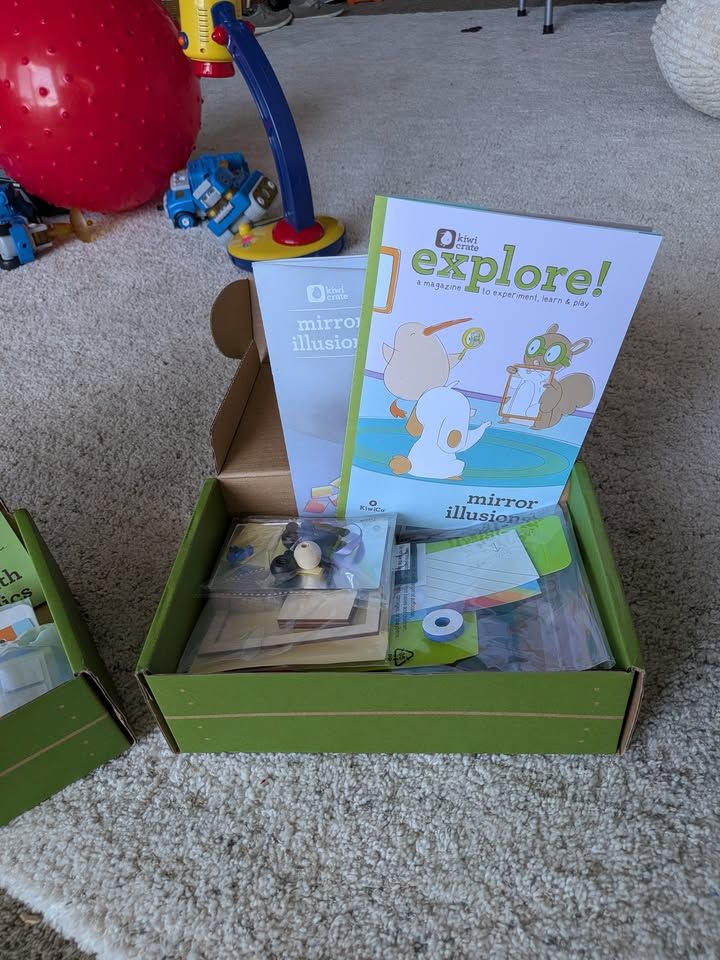 Kiwi Co boxes ages 4-6 science experiments 