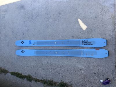 Black Diamond Impulse 104 Skis - 165cm Blue All-Mountain Downhill