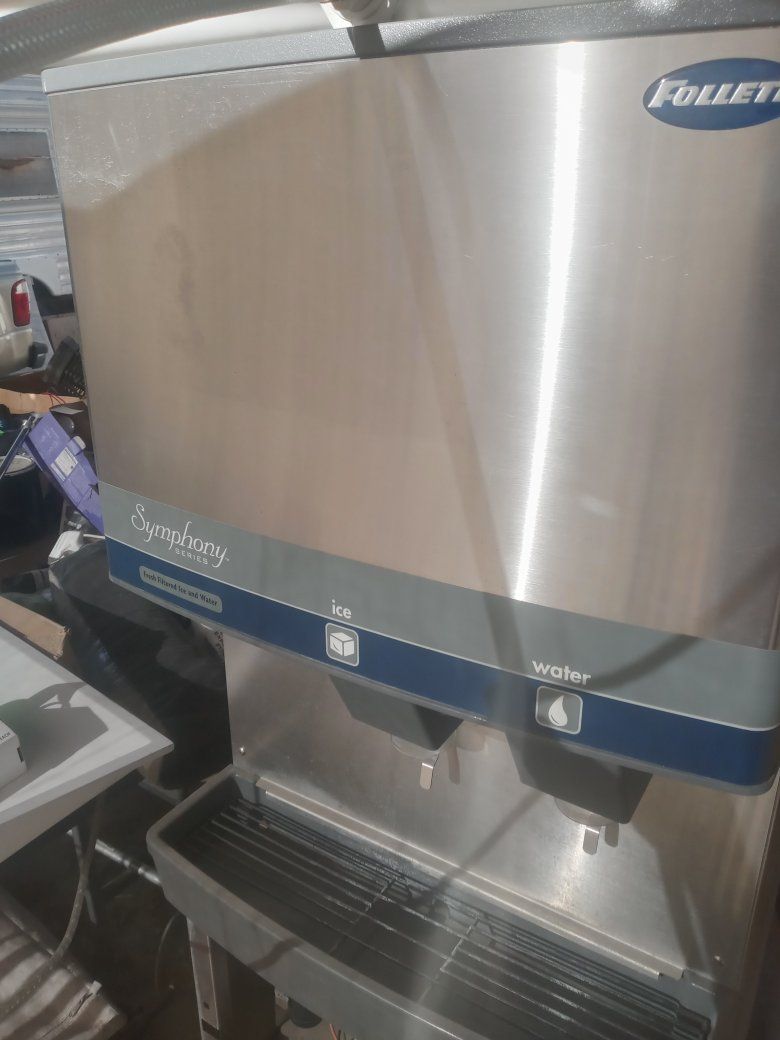 Follett Symphony Series Fresh Filtered Ice & Water Dispenser Stainless Steel