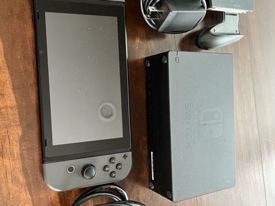Nintendo Switch Console Gray Joy-Cons, Dock, Charger, HDMI Cable - Used