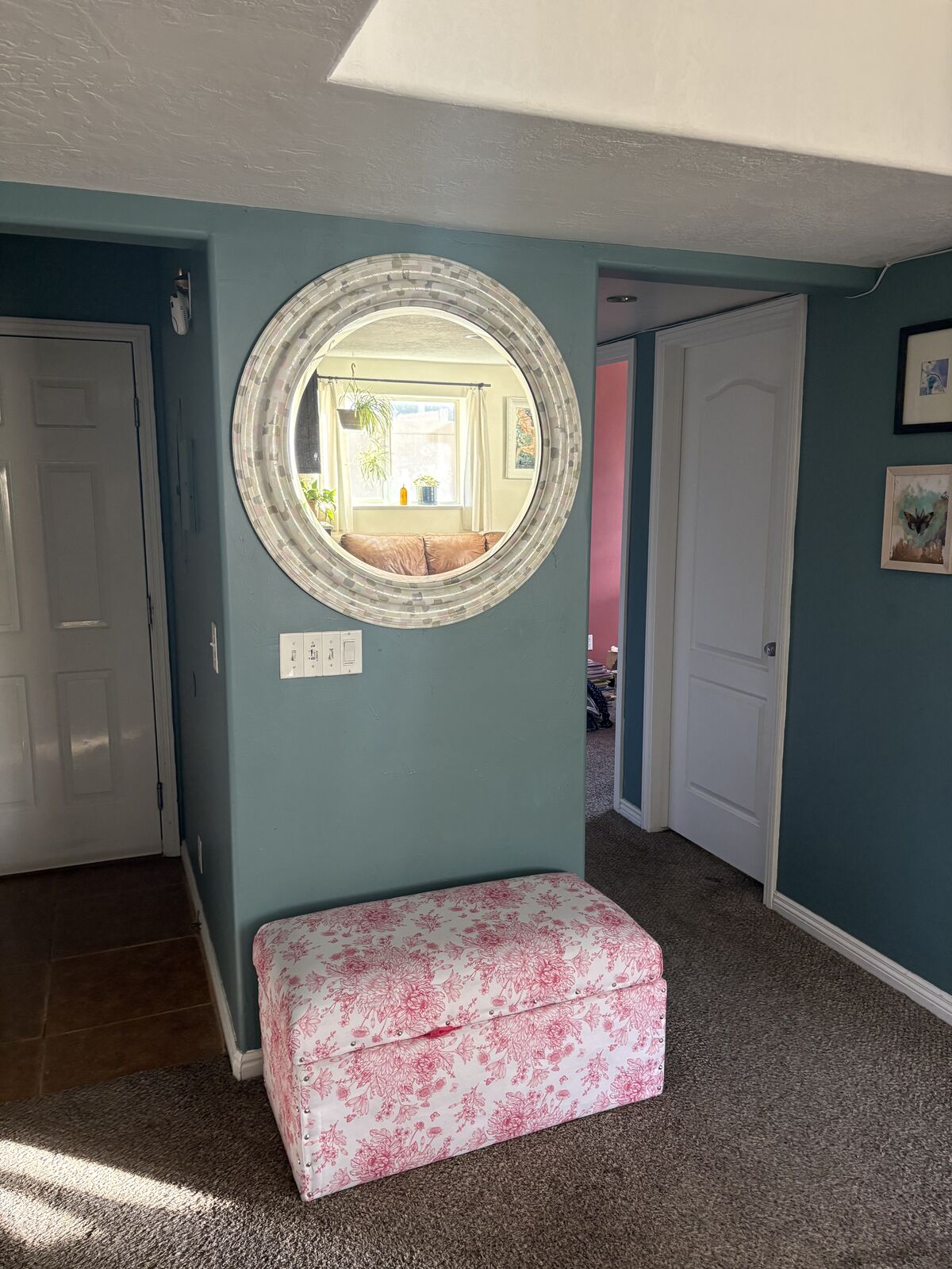 Hand painted mirror