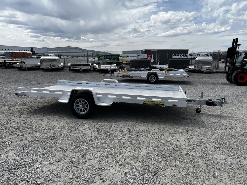 2026 Aluma 7x15 8015 Aluminum Tilt Utility Trailer