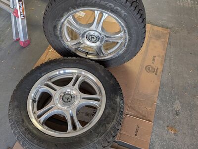 16x7 Wheels and Winter Tires Set of 2