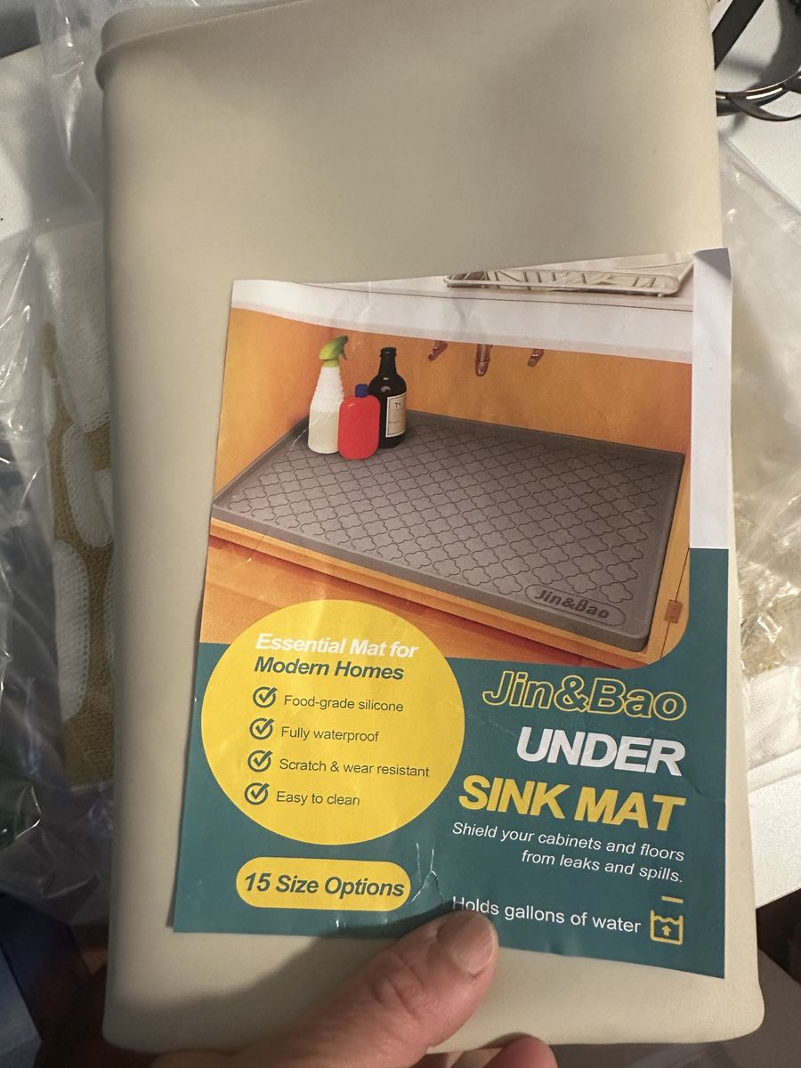 Under sink mat
